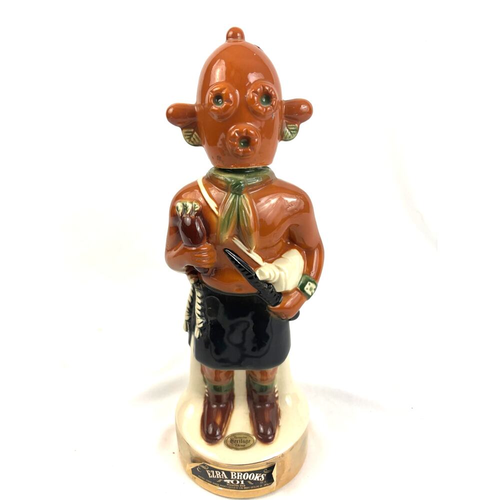 1978 Ezra Brooks Hopi Kachina Doll No 7 Decanter Heritage China 101‎ Months